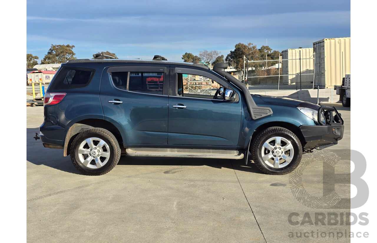 12/2012 Holden Colorado 7 LTZ (4x4) RG 4d Wagon Blue Mountain Metallic Turbo Diesel 2.8L - 7 Seater