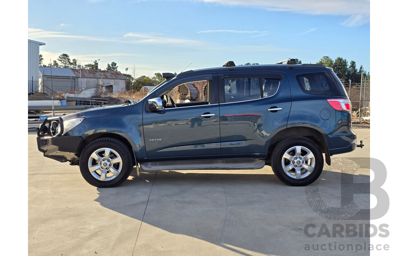 12/2012 Holden Colorado 7 LTZ (4x4) RG 4d Wagon Blue Mountain Metallic Turbo Diesel 2.8L - 7 Seater