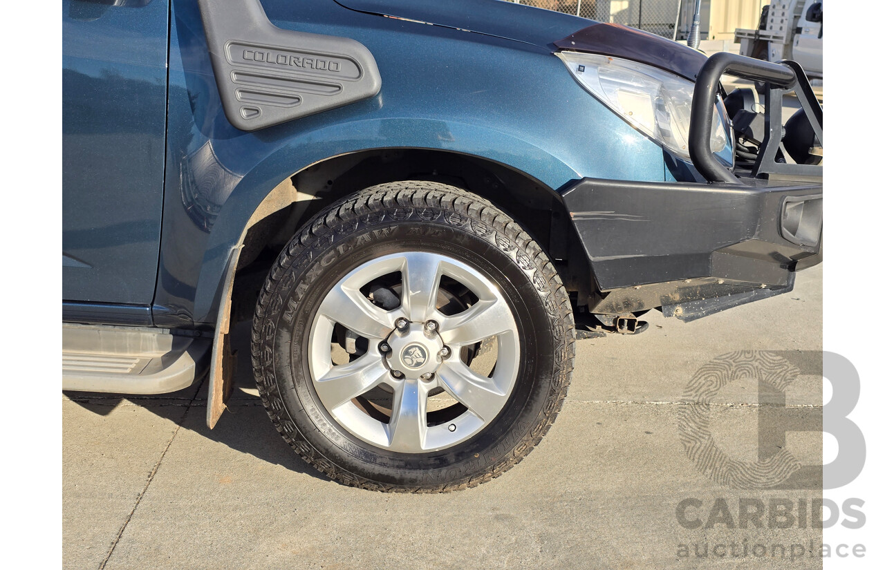 12/2012 Holden Colorado 7 LTZ (4x4) RG 4d Wagon Blue Mountain Metallic Turbo Diesel 2.8L - 7 Seater