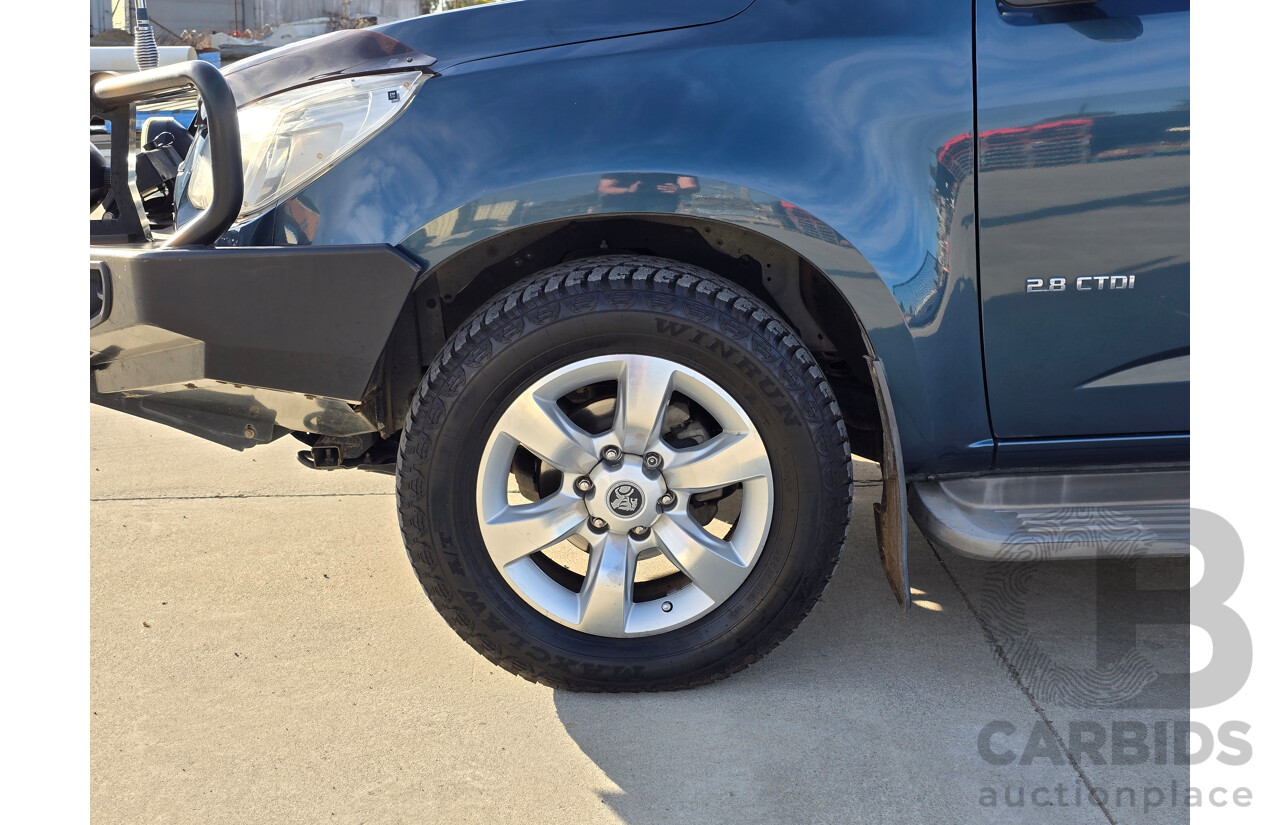 12/2012 Holden Colorado 7 LTZ (4x4) RG 4d Wagon Blue Mountain Metallic Turbo Diesel 2.8L - 7 Seater