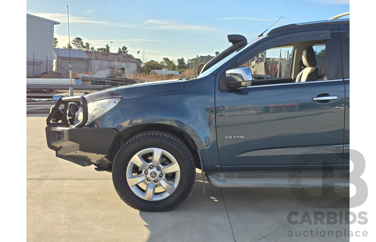 12/2012 Holden Colorado 7 LTZ (4x4) RG 4d Wagon Blue Mountain Metallic Turbo Diesel 2.8L - 7 Seater