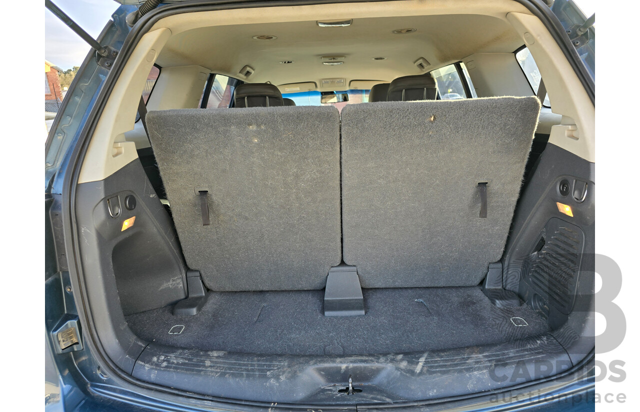 12/2012 Holden Colorado 7 LTZ (4x4) RG 4d Wagon Blue Mountain Metallic Turbo Diesel 2.8L - 7 Seater