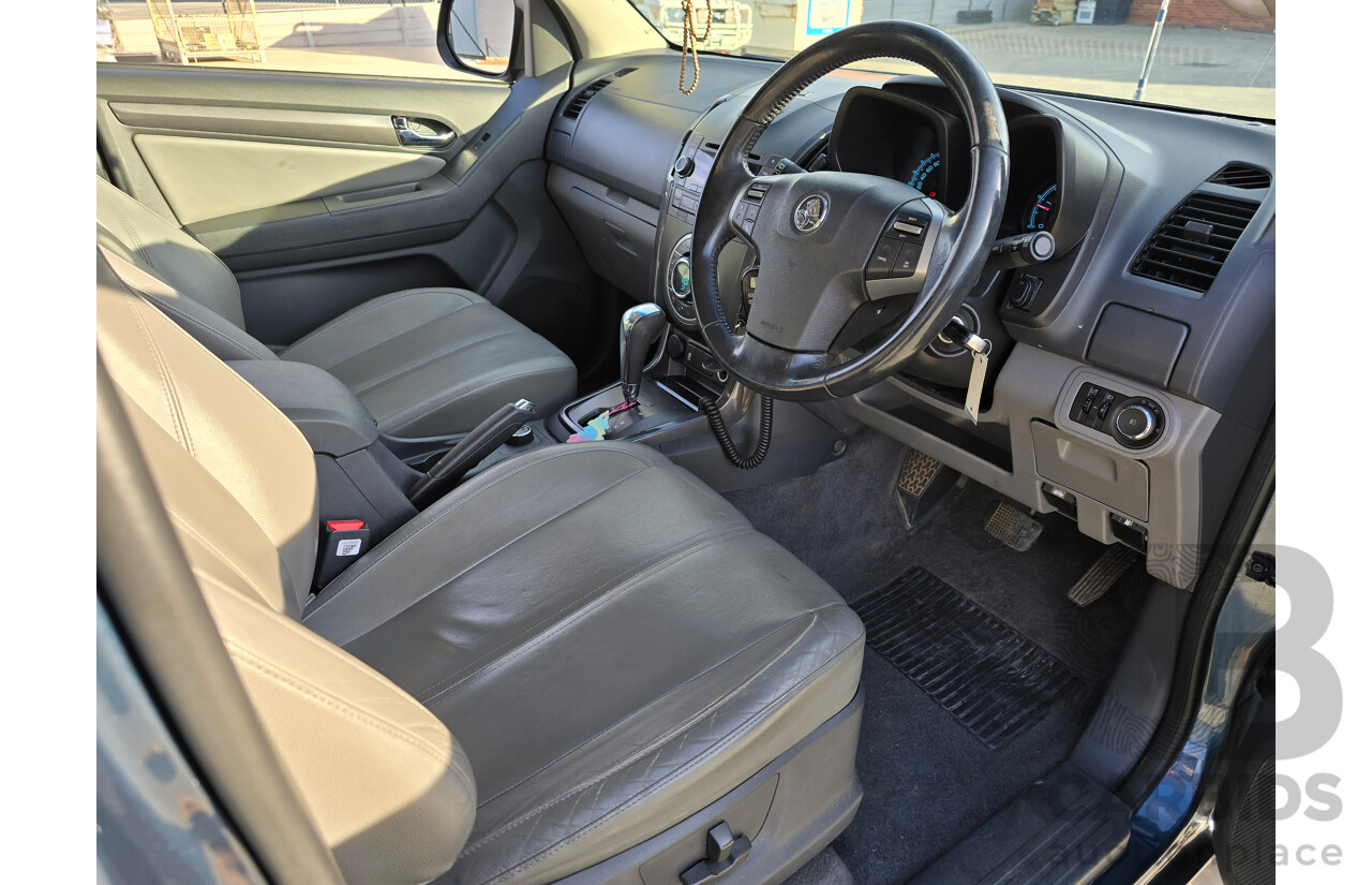 12/2012 Holden Colorado 7 LTZ (4x4) RG 4d Wagon Blue Mountain Metallic Turbo Diesel 2.8L - 7 Seater
