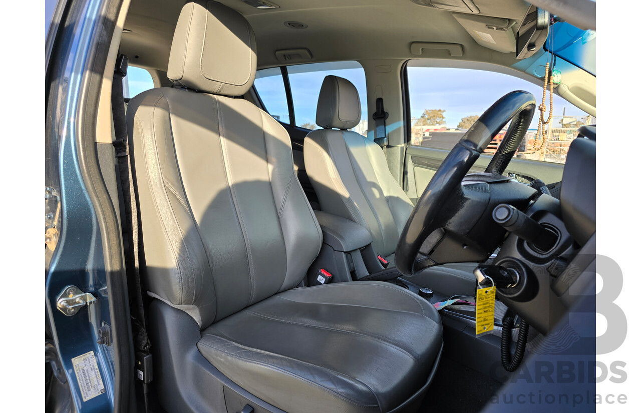 12/2012 Holden Colorado 7 LTZ (4x4) RG 4d Wagon Blue Mountain Metallic Turbo Diesel 2.8L - 7 Seater