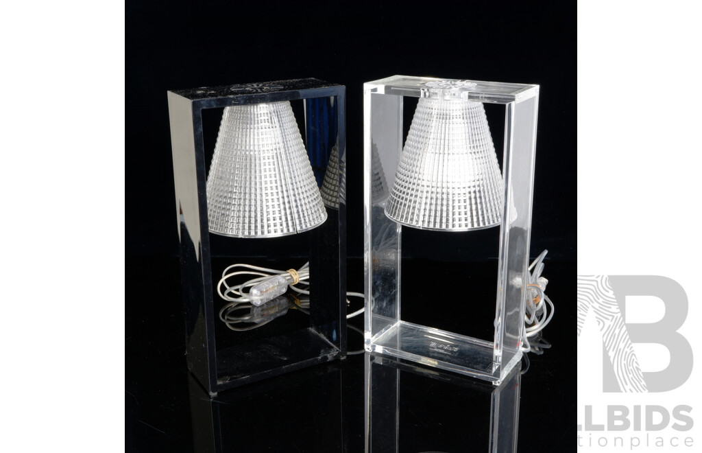 Italian Kartell Light Air Lamp by Eugeni Quitllet Along with Another Example with Losses to Shade