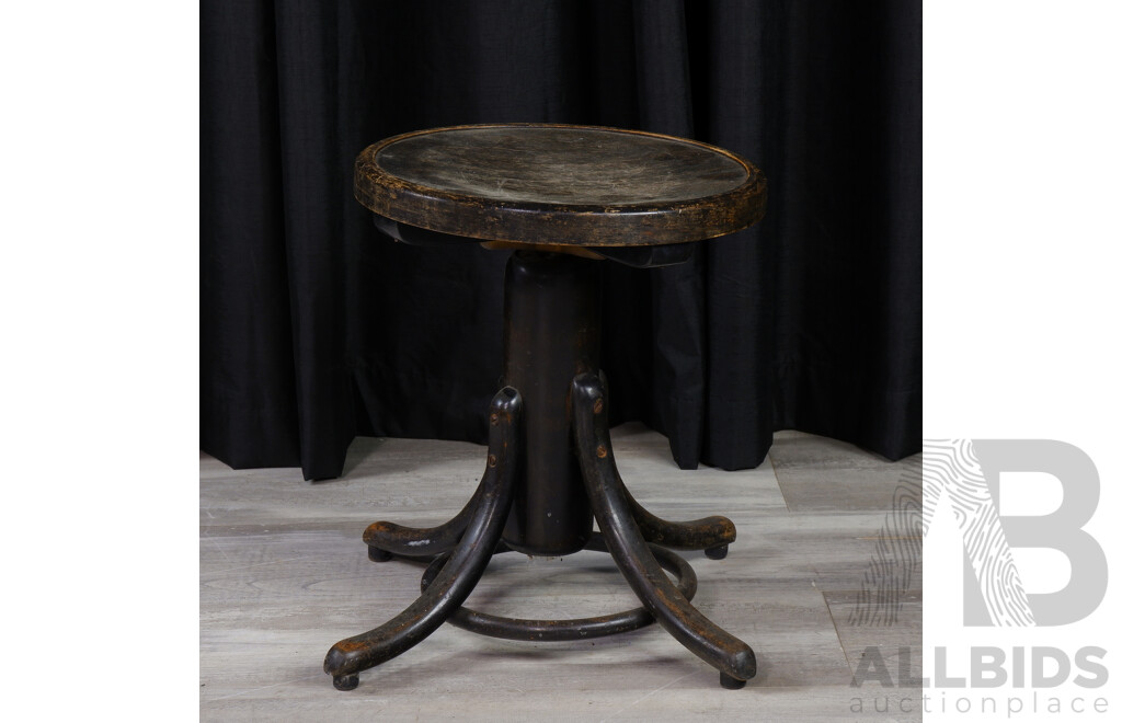 Bentwood Piano Stool