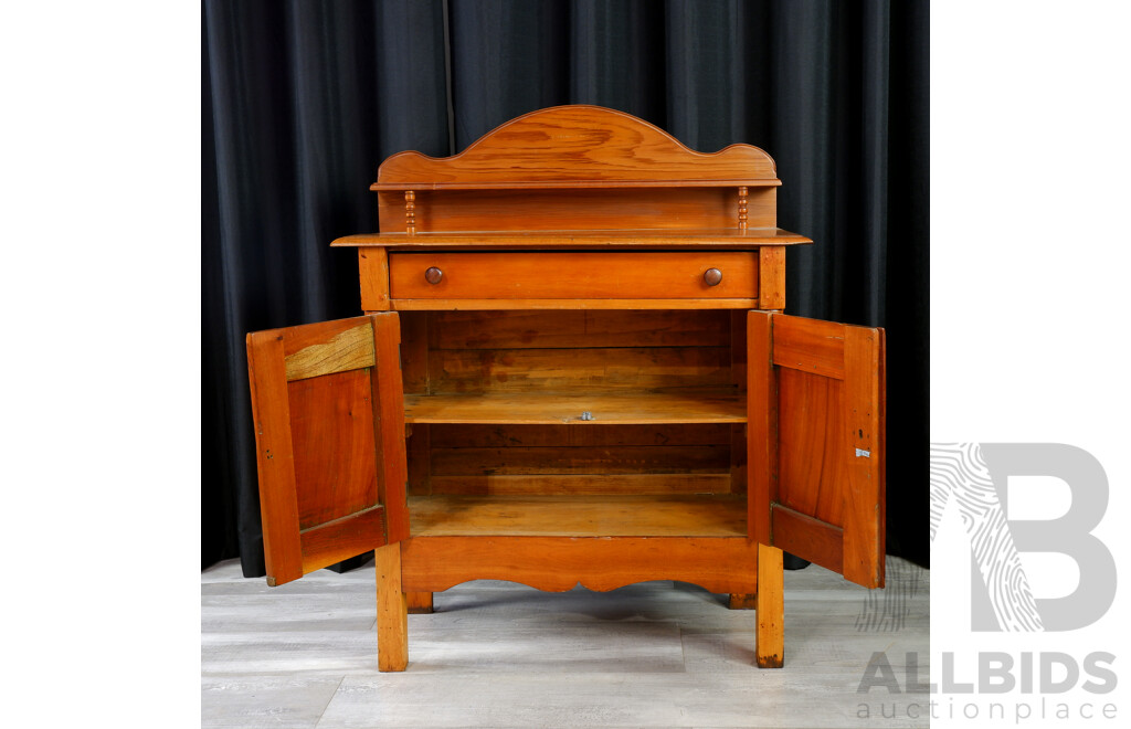 Victorian Cedar Two Door Credenza