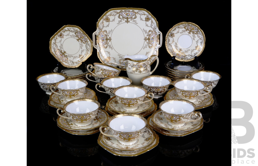 Notitake 38 Piece Porcelain Tea Service