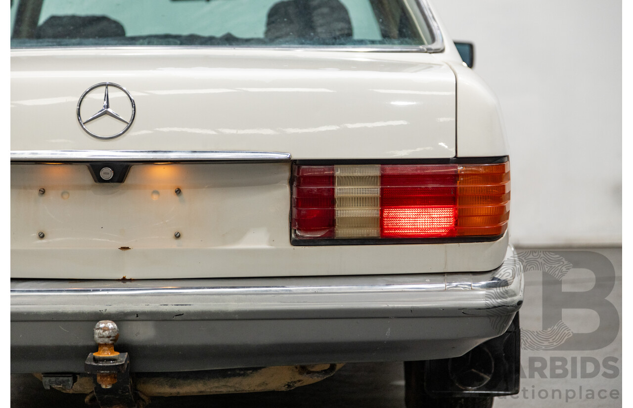 Circa 1984 Mercedes Benz 380SE W126 4d Sedan White V8 3.8L