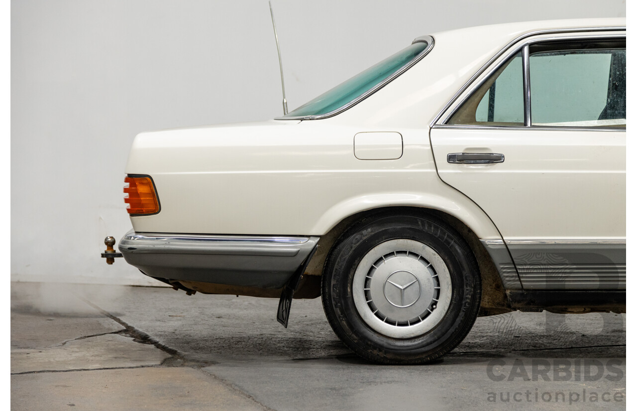 Circa 1984 Mercedes Benz 380SE W126 4d Sedan White V8 3.8L