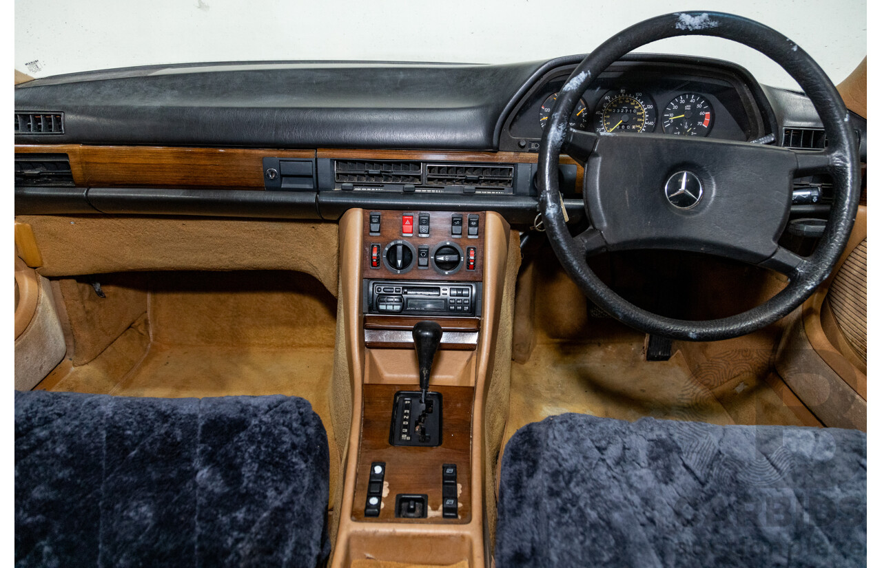 Circa 1984 Mercedes Benz 380SE W126 4d Sedan White V8 3.8L