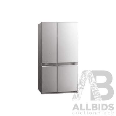 Mitsubishi Glass French Door Fridge