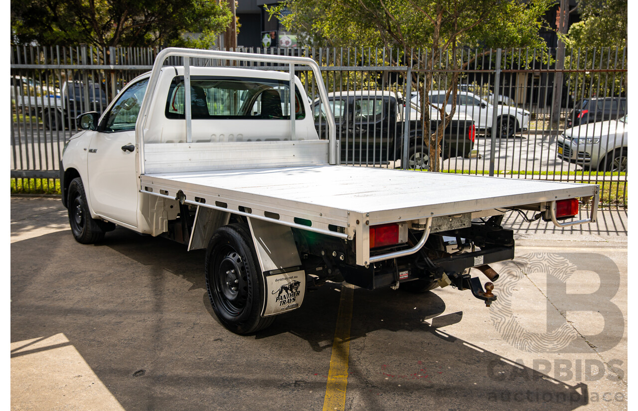 1/2018 Toyota Hilux Workmate GUN122R 2d C/Chas White 2.4L