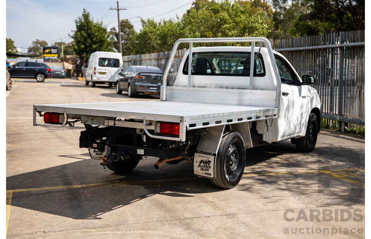 1/2018 Toyota Hilux Workmate GUN122R 2d C/Chas White 2.4L