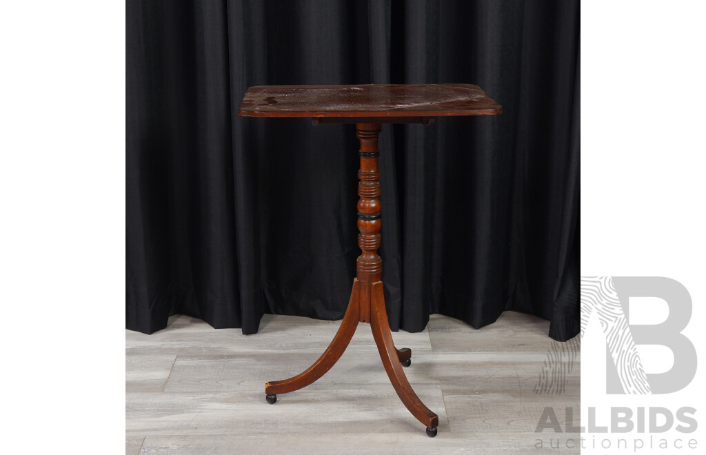 Early Victorian Tilt Top Occasional Table