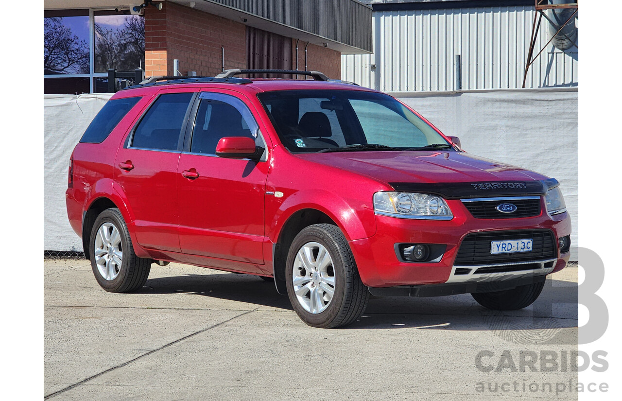 1/2010 Ford Territory TS (4x4) SY MKII 4d Wagon Red 4.0L