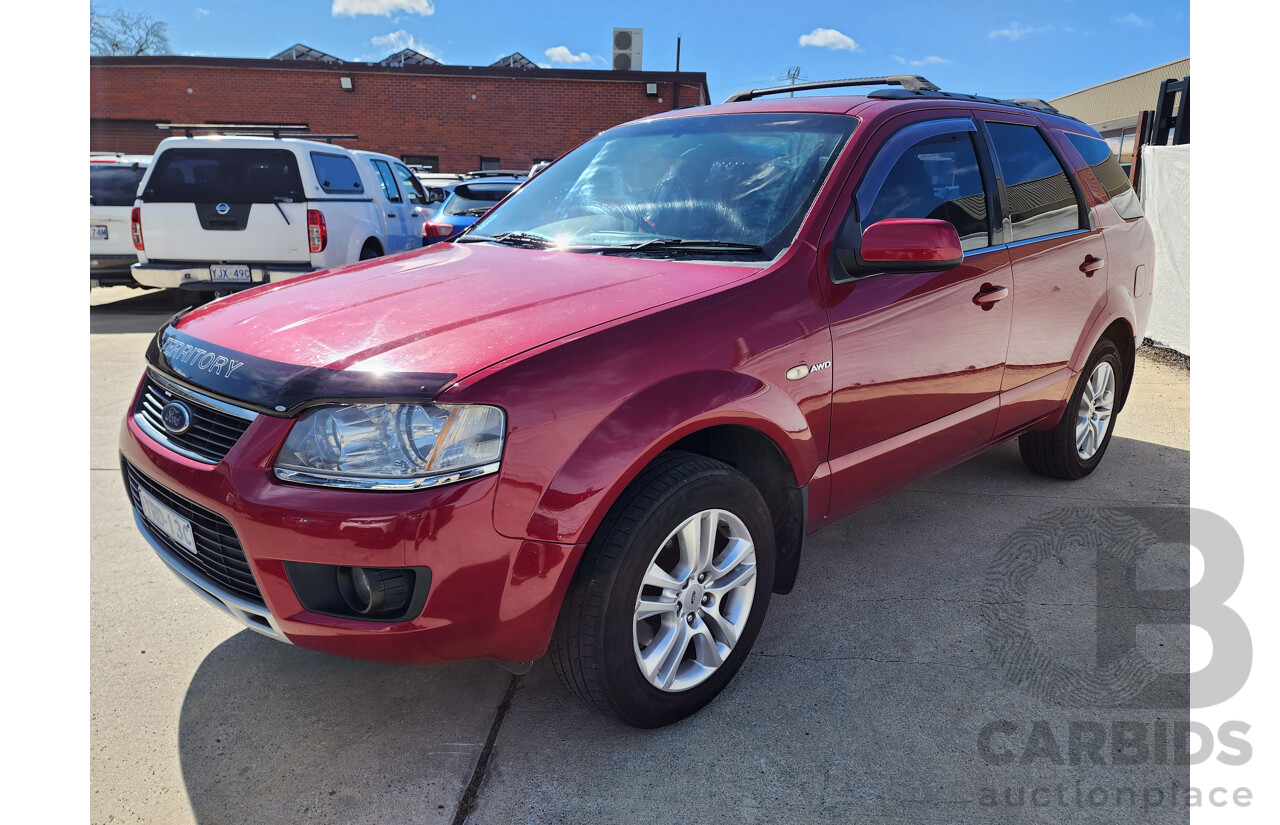 1/2010 Ford Territory TS (4x4) SY MKII 4d Wagon Red 4.0L