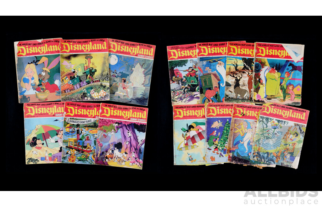 Collection 14 Editions Early to Mid 1970s Disneyland Magazine