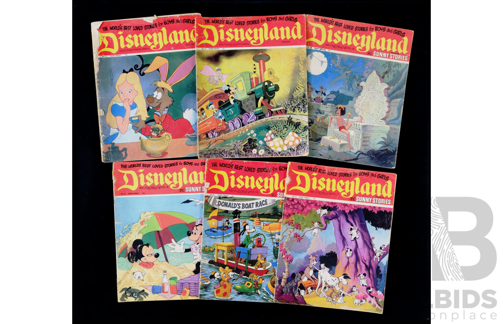 Collection 14 Editions Early to Mid 1970s Disneyland Magazine