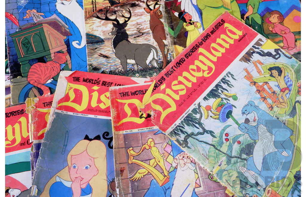 Collection 14 Editions Early to Mid 1970s Disneyland Magazine