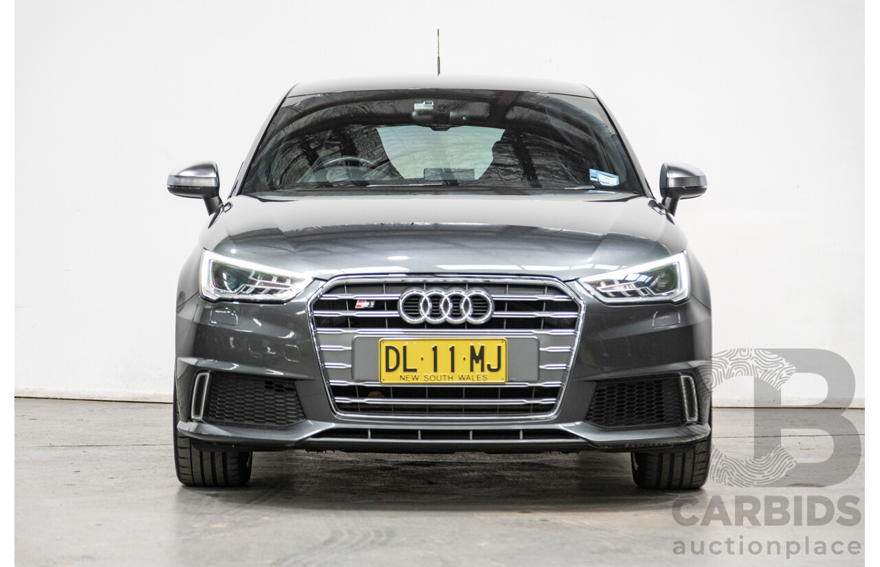 7/2015 Audi S1 Sportback 2.0 TFSI Quattro (AWD) 8X 5d Hatchback Daytona Grey (Brilliant Black Roof) Turbo 2.0L - Stage 1 APR Tuned