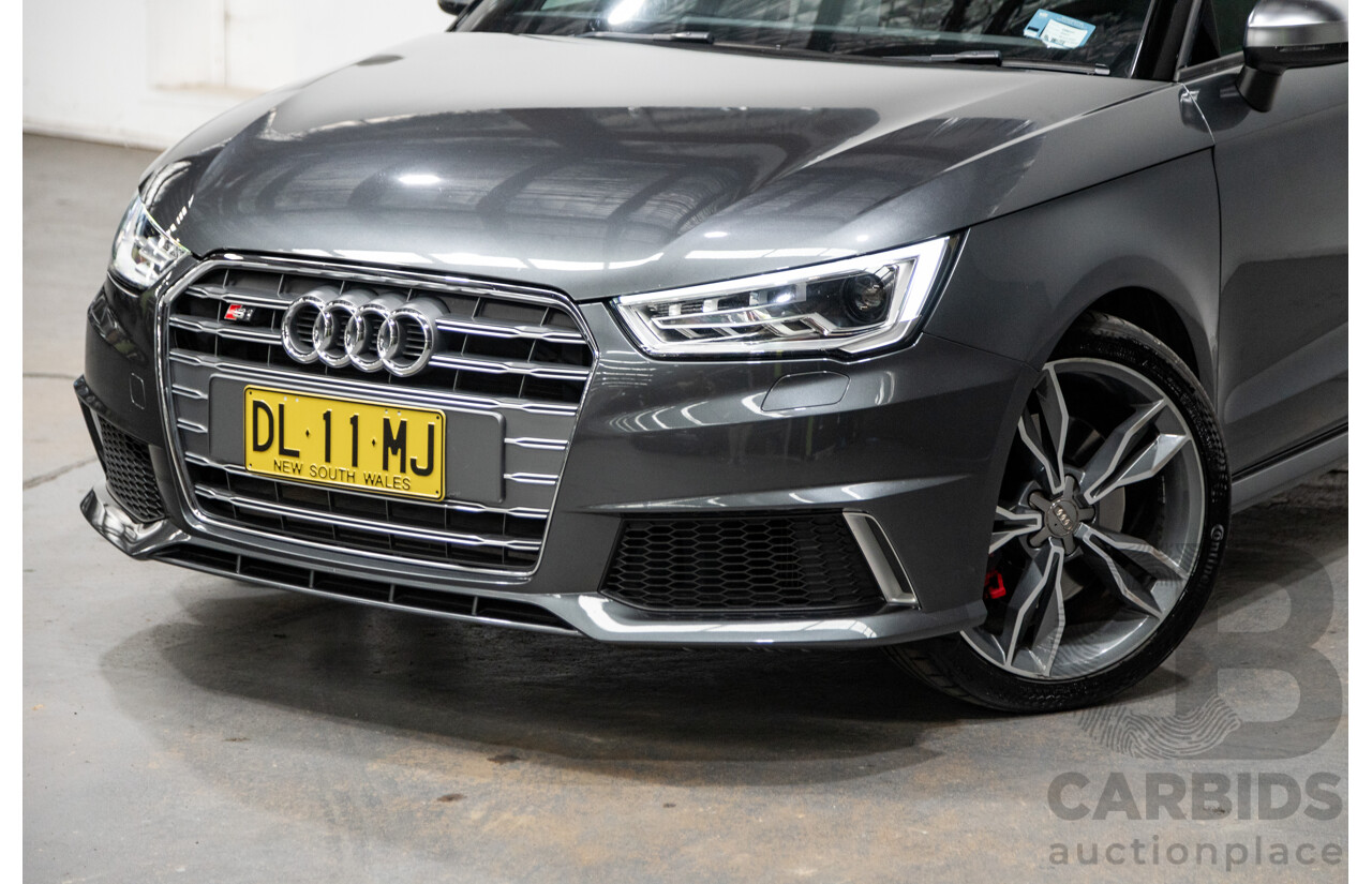 7/2015 Audi S1 Sportback 2.0 TFSI Quattro (AWD) 8X 5d Hatchback Daytona Grey (Brilliant Black Roof) Turbo 2.0L - Stage 1 APR Tuned