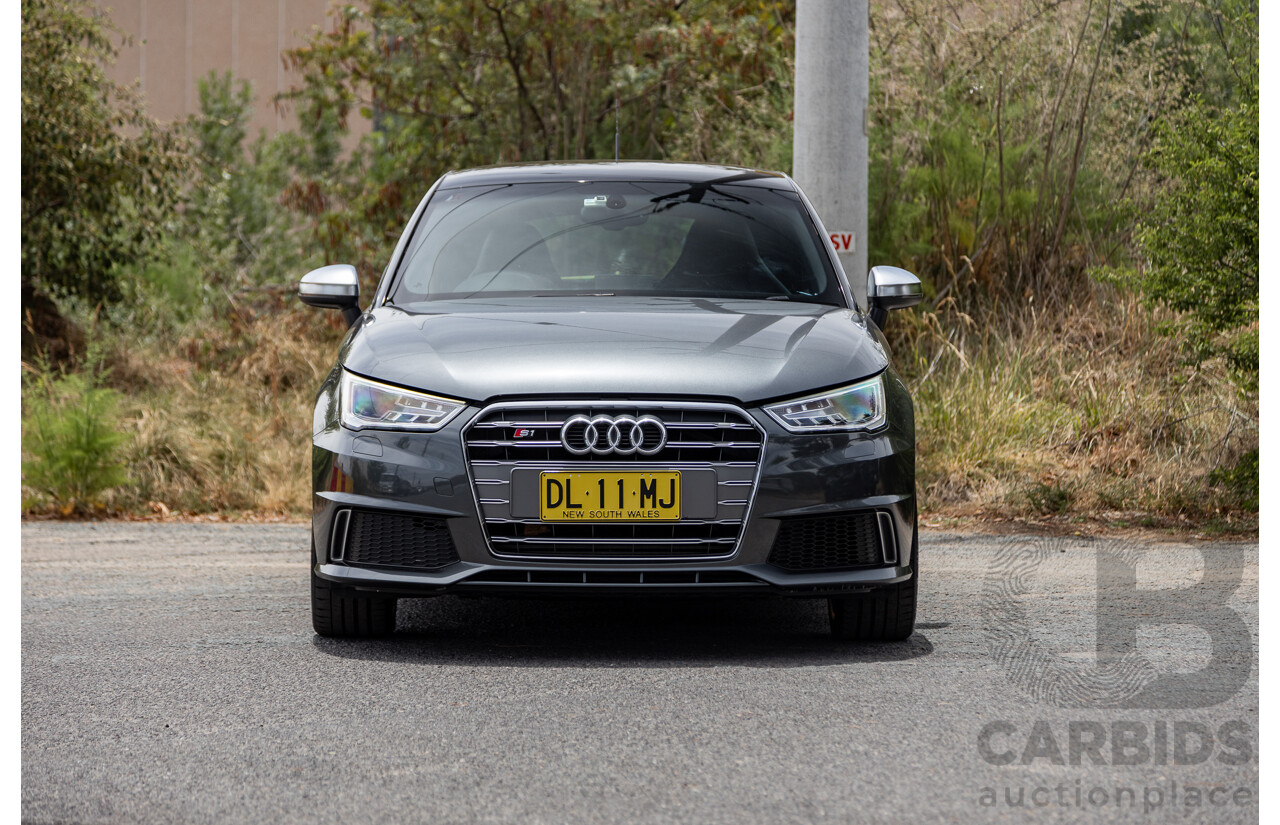 7/2015 Audi S1 Sportback 2.0 TFSI Quattro (AWD) 8X 5d Hatchback Daytona Grey (Brilliant Black Roof) Turbo 2.0L - Stage 1 APR Tuned