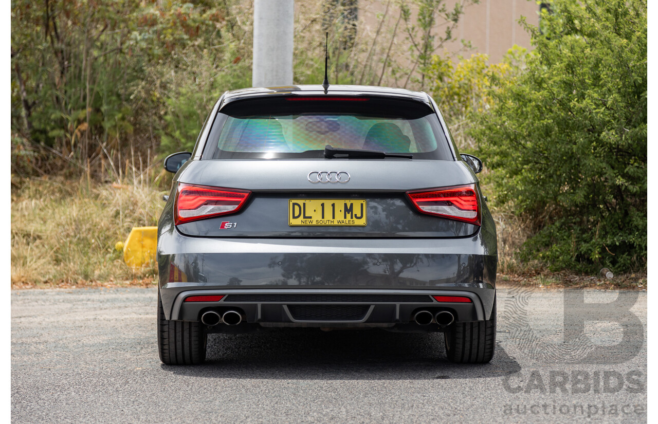 7/2015 Audi S1 Sportback 2.0 TFSI Quattro (AWD) 8X 5d Hatchback Daytona Grey (Brilliant Black Roof) Turbo 2.0L - Stage 1 APR Tuned