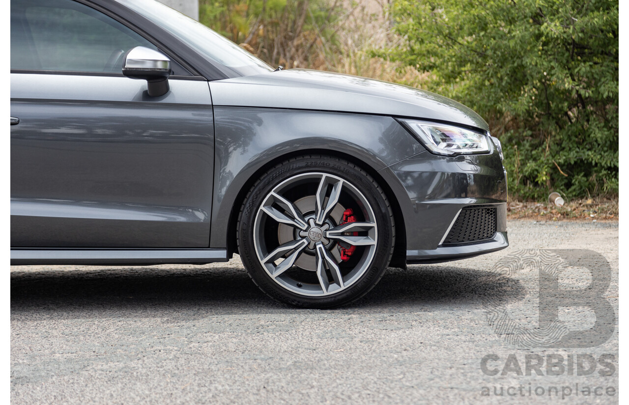 7/2015 Audi S1 Sportback 2.0 TFSI Quattro (AWD) 8X 5d Hatchback Daytona Grey (Brilliant Black Roof) Turbo 2.0L - Stage 1 APR Tuned