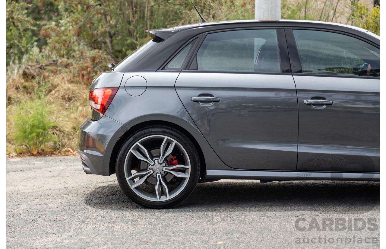 7/2015 Audi S1 Sportback 2.0 TFSI Quattro (AWD) 8X 5d Hatchback Daytona Grey (Brilliant Black Roof) Turbo 2.0L - Stage 1 APR Tuned