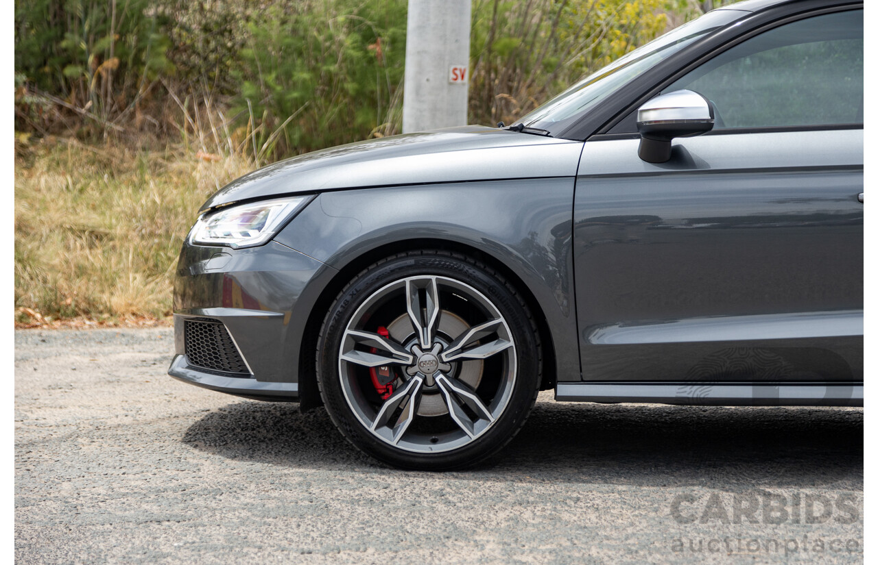 7/2015 Audi S1 Sportback 2.0 TFSI Quattro (AWD) 8X 5d Hatchback Daytona Grey (Brilliant Black Roof) Turbo 2.0L - Stage 1 APR Tuned