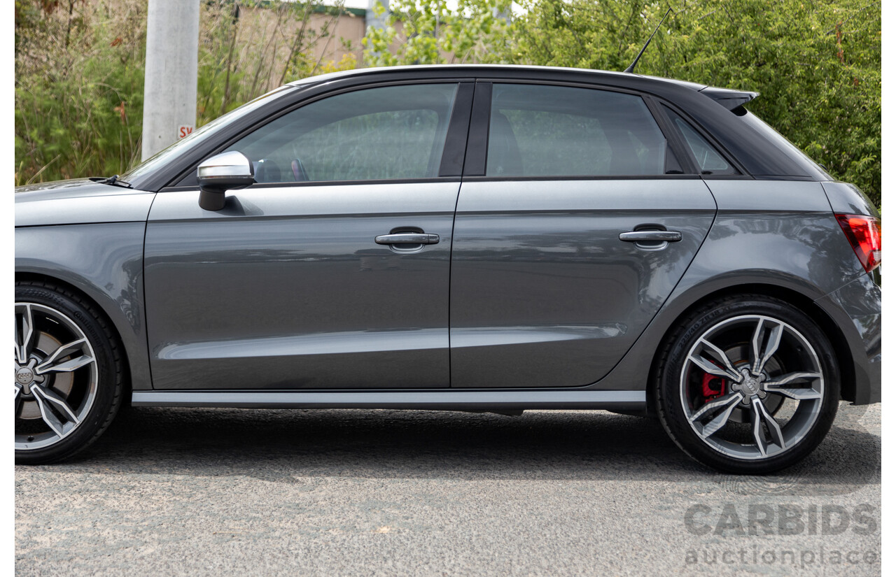 7/2015 Audi S1 Sportback 2.0 TFSI Quattro (AWD) 8X 5d Hatchback Daytona Grey (Brilliant Black Roof) Turbo 2.0L - Stage 1 APR Tuned