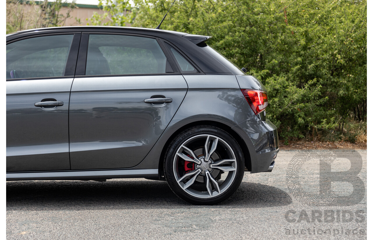 7/2015 Audi S1 Sportback 2.0 TFSI Quattro (AWD) 8X 5d Hatchback Daytona Grey (Brilliant Black Roof) Turbo 2.0L - Stage 1 APR Tuned