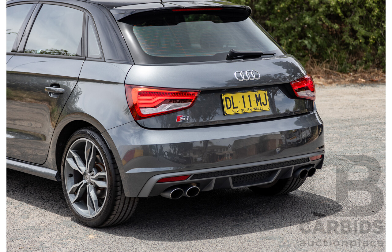 7/2015 Audi S1 Sportback 2.0 TFSI Quattro (AWD) 8X 5d Hatchback Daytona Grey (Brilliant Black Roof) Turbo 2.0L - Stage 1 APR Tuned