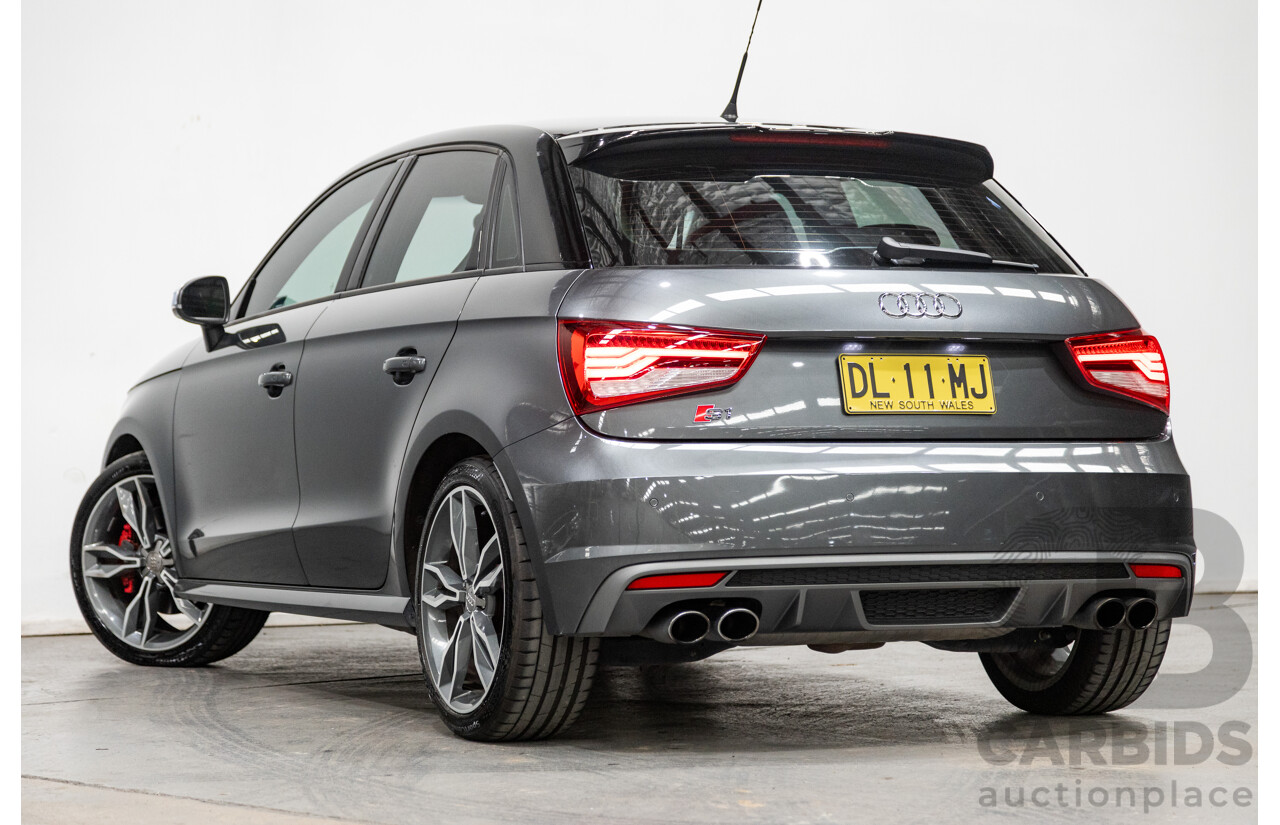 7/2015 Audi S1 Sportback 2.0 TFSI Quattro (AWD) 8X 5d Hatchback Daytona Grey (Brilliant Black Roof) Turbo 2.0L - Stage 1 APR Tuned