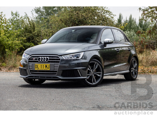 7/2015 Audi S1 Sportback 2.0 TFSI Quattro (AWD) 8X 5d Hatchback Daytona Grey (Brilliant Black Roof) Turbo 2.0L - Stage 1 APR Tuned