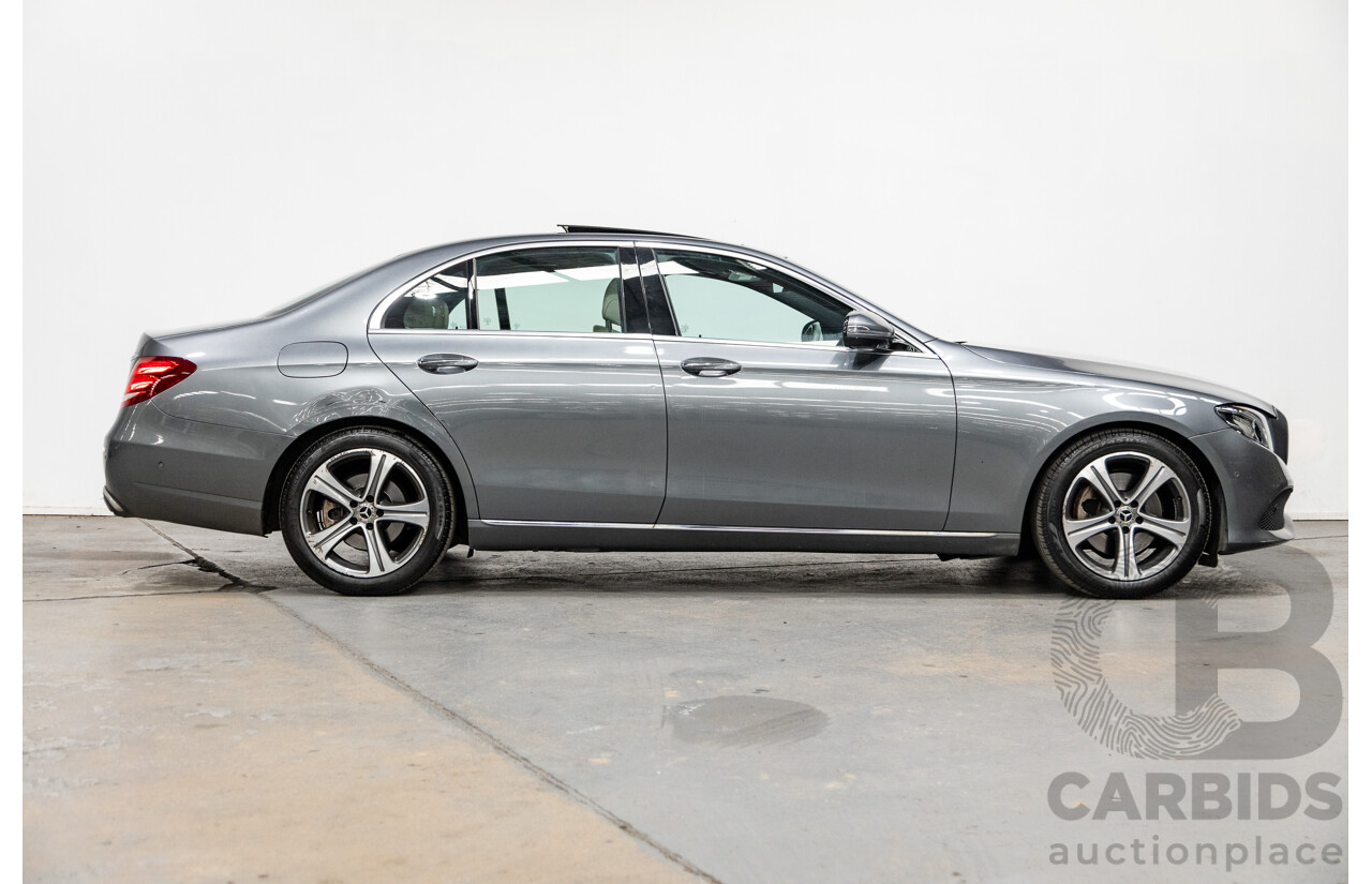 05/2017 Mercedes Benz E220d W213 MY17 4d Sedan Selenite Grey Metallic Turbo Diesel 1.9L