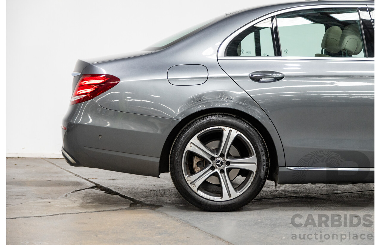 05/2017 Mercedes Benz E220d W213 MY17 4d Sedan Selenite Grey Metallic Turbo Diesel 1.9L