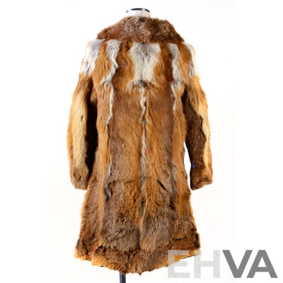 Vintage Australian Fox Fur Coat by Cornelius Furs, Sydney