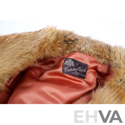 Vintage Australian Fox Fur Coat by Cornelius Furs, Sydney