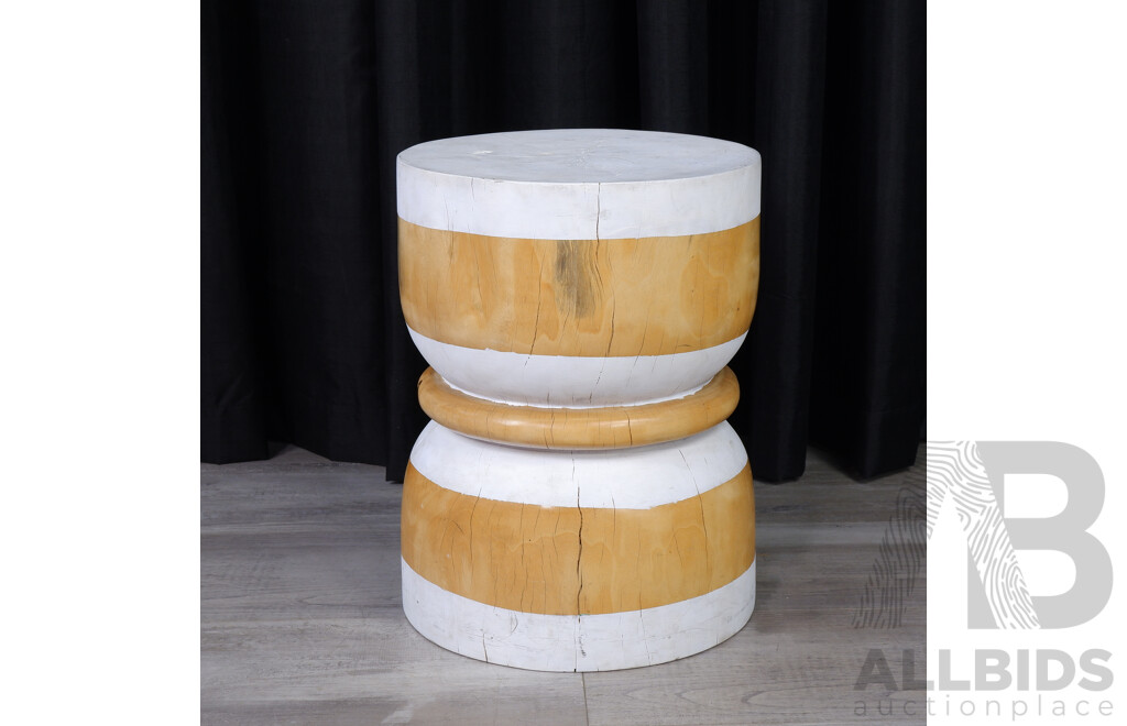 Painted Timber Stool