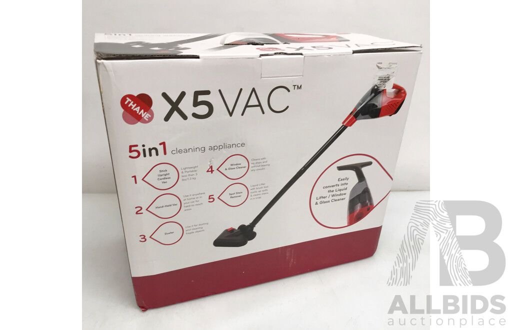 Thane X5 VAC Cordless 5-in-1 Cleaning Vacuum