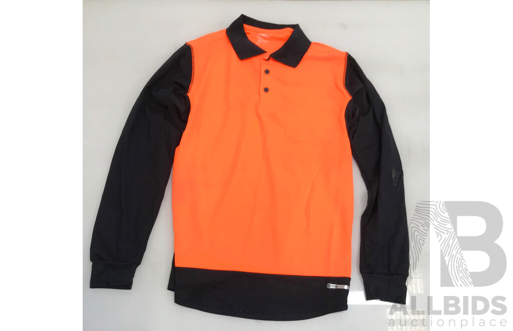 Coolmax HiVis Long Sleeved Work Top - Brand New