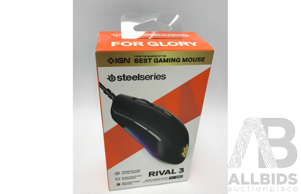 SteelSeries Rival 3 Wired Gaming Mouse