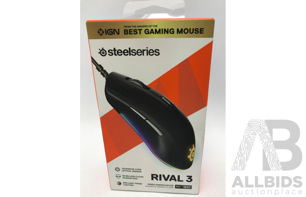 SteelSeries Rival 3 Wired Gaming Mouse