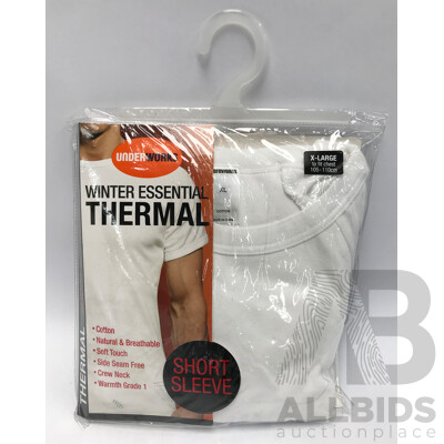 UnderWorks Winter Essential Thermal Short Sleeved Top - Brand New