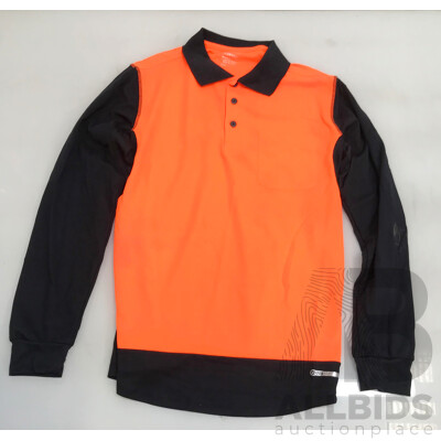 Coolmax HiVis Long Sleeved Work Top - Brand New