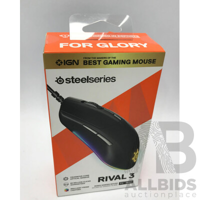 SteelSeries Rival 3 Wired Gaming Mouse