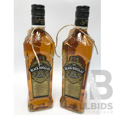 700ml Bottles of Black Douglas Premium Scotch Whisky - Lot of 2