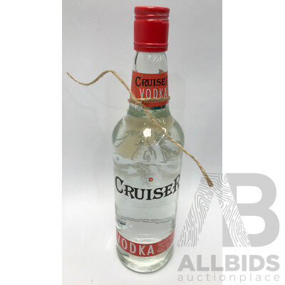 700ml Bottle of Cruiser Triple Distilled Vodka